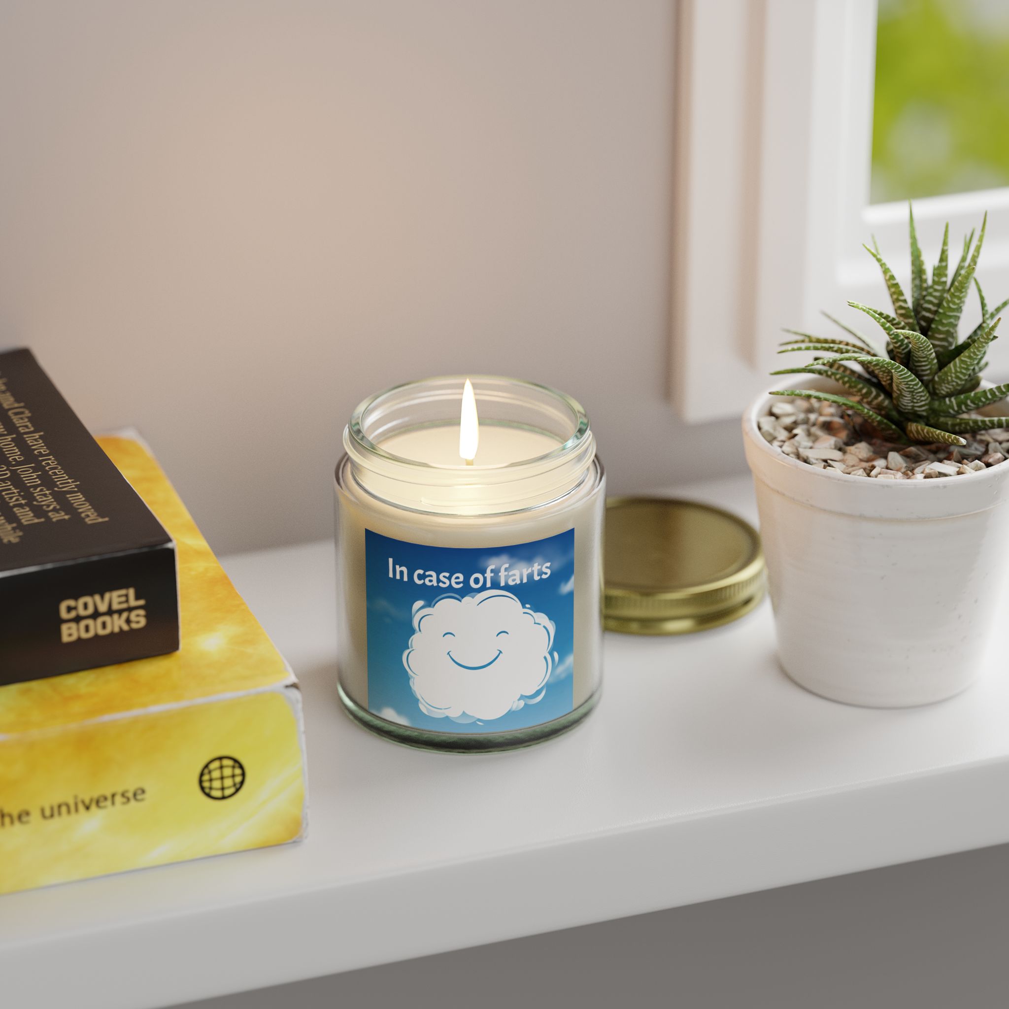 Scented Candles, Coconut Apricot Wax (4oz, 9oz) - Image 6